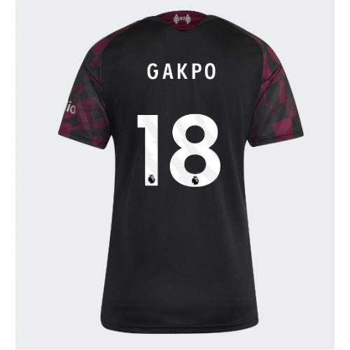 Billige Fotballdrakt Liverpool Cody Gakpo #18 Replika Tredjedrakt Dame 2026-27 Kortermet Billige Fotballdrakt Liverpool Cody Gakpo #18 Replika Tredjedrakt Dame 2026-27 Kortermet